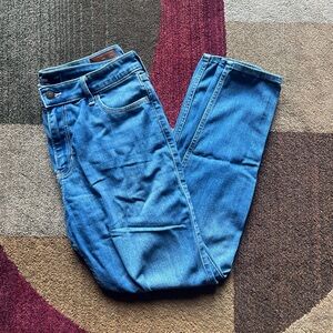 Hollister Curvy High-Rise Super Skinny Jeans - Blue